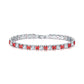 Clear Square Cubic Zirconia Tennis Bracelet